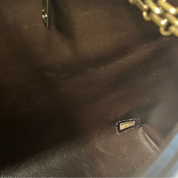 CHANEL BURGUNDY RED PATENT CLASSIC SHOPPER TOTE WITH BIJOUX CHAIN BAG - Picture 9 of 14